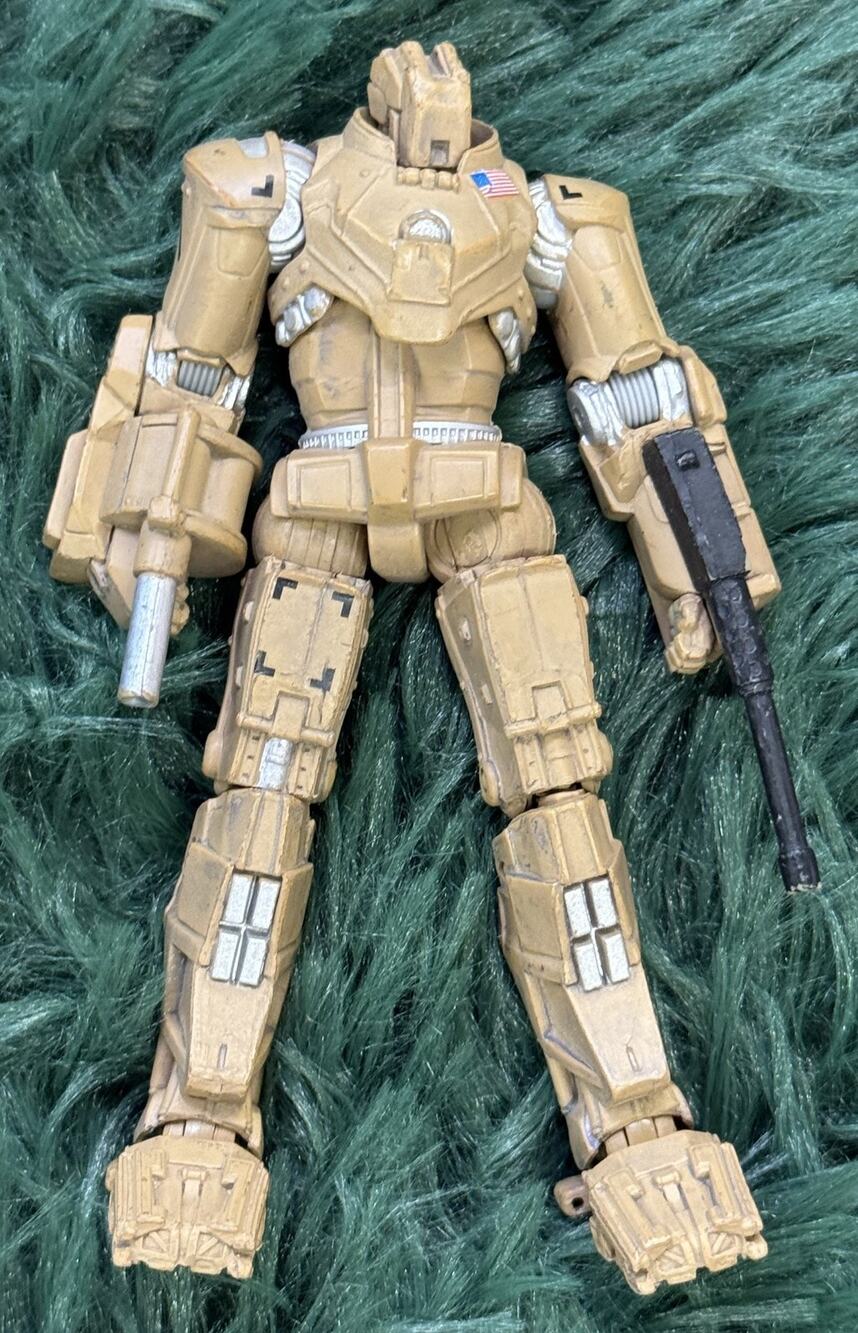Loose Iron Man MK38 Igor Heavy Lifting Suit Action Figure Missing Head Tan
